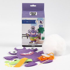 Набор для творчества из фетра «Веселые друзья. Фиолетовый монстр» - Фото 1