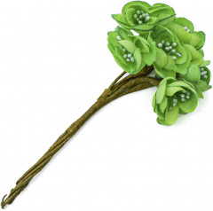 Набор декоративных мини-цветочков для декора и творчества «Вишня» - Фото 5