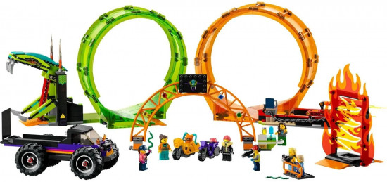 Конструктор LEGO® 60339 Трюковая арена Двойная петля