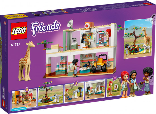 Конструктор LEGO® 41717 Спасательная станция Мии для диких зверей