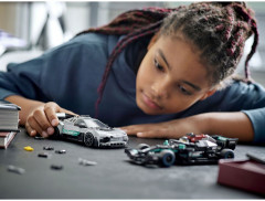 Конструктор Speed Champions 76909 Mercedes-AMG F1 W12 E Performance и Mercedes-AMG Project One - Фото 5