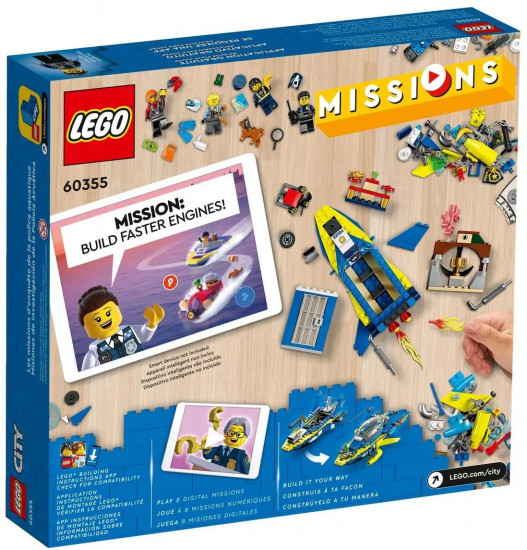 Конструктор LEGO® 60355 Детективные миссии водной полиции