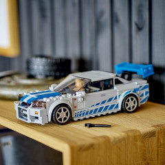 Конструктор Speed Champions 76917 Форсаж 2 Nissan Skyline GT-R (R34) - Фото 6
