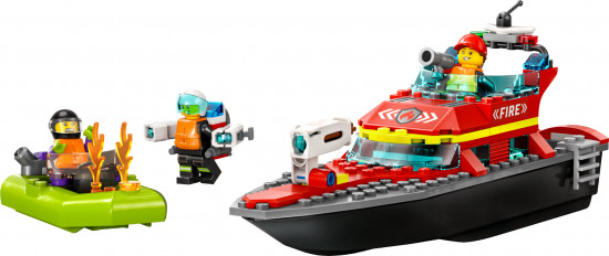 Конструктор LEGO® 60373 Пожарная лодка