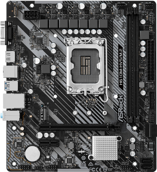 Материнская плата ASRock H610M-HVS/M.2