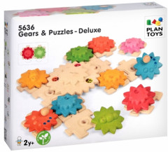 Деревянный пазл «Шестеренки» - Фото 1