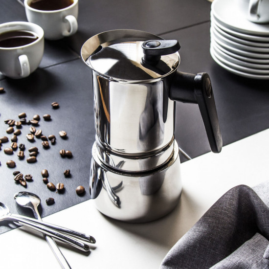 Кофеварка гейзерная «Steel Moka»