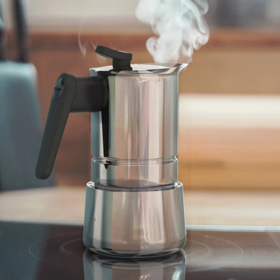 Кофеварка гейзерная «Steel Moka»