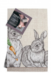 Комплект полотенец вафельных - Фото 5