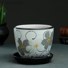 Горшок цветочный с подставкой «Фиалка дневная» - Фото 4