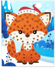 Рисунок из страз «Лиса» - Фото 1