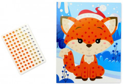 Рисунок из страз «Лиса» - Фото 2