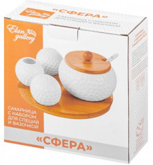 Набор для специй и сахара «Сфера» - Фото 6
