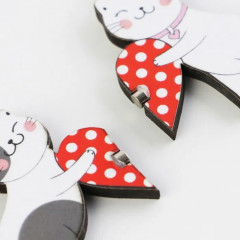 Набор брелоков магнитных «Мур» - Фото 4