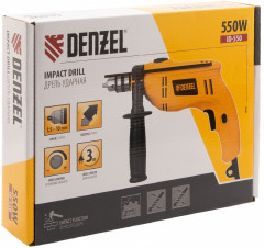 Дрель ударная Denzel ID-550 - Фото 10