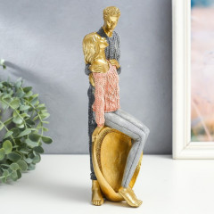 Сувенир «Влюблённая парочка и сердце» - Фото 1