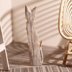 Сувенир «Кошка с бабочками и зеркальным сердцем» - Фото 3