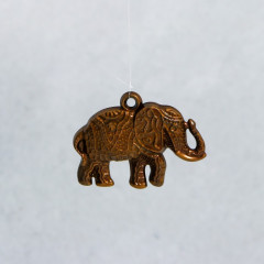 Музыка ветра «Сердце с кисточками и слон» - Фото 3