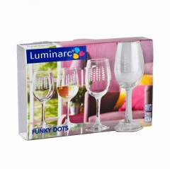 Фужер для вина Funky Dots, 200 мл (3 шт) - Фото 1