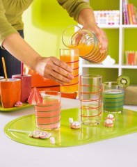 Стакан Gummy Orange Fuchsia, 300 мл - Фото 1