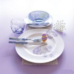 Блюдо овальное Purple, диаметр 35 см - Фото 1