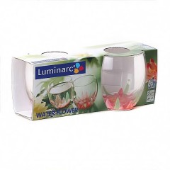 Стакан Water Flower низкий, 340 мл (2 шт) - Фото 1