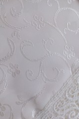 Скатерть тефлоновая «Monalit» (арт. 123, размер 160х160 см, круглая, цвет: слоновая кость) - Фото 2