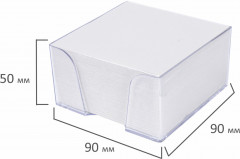 Блок для записей в прозрачной подставке - Фото 2