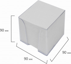 Блок для записей в прозрачной подставке - Фото 2