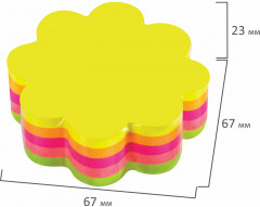 Блок самоклеящийся «Цветок» - Фото 5