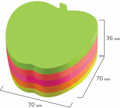 Блок самоклеящийся «Яблоко» - Фото 2