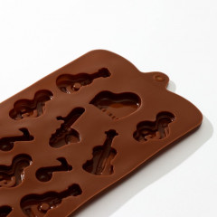 Форма для льда и кондитерских украшений «Музыкальные инструменты» - Фото 1