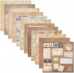 Набор бумаги для скрапбукинга «В стиле ретро» - Фото 1