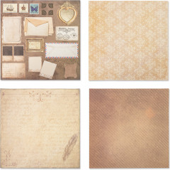 Набор бумаги для скрапбукинга «В стиле ретро» - Фото 3