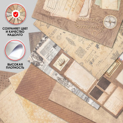 Набор бумаги для скрапбукинга «В стиле ретро» - Фото 10