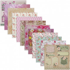 Набор бумаги для скрапбукинга «Шебби-шик» - Фото 1