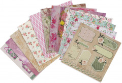 Набор бумаги для скрапбукинга «Шебби-шик» - Фото 2