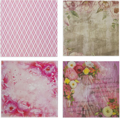 Набор бумаги для скрапбукинга «Шебби-шик» - Фото 4