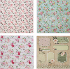 Набор бумаги для скрапбукинга «Шебби-шик» - Фото 5