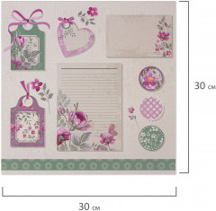 Набор бумаги для скрапбукинга «Шебби-шик» - Фото 7