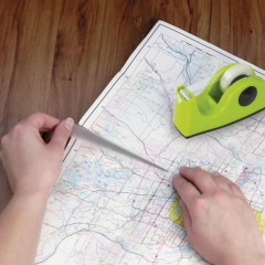 Диспенсер для клейкой ленты настольный - Фото 7