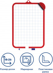 Доска двусторонняя маркерная - Фото 1