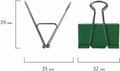 Набор зажимов для бумаг - Фото 4