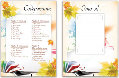 Набор вкладышей для портфолио школьника - Фото 2