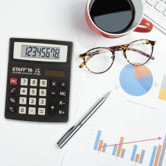 Калькулятор настольный STF-8008 - Фото 9