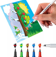 Набор фломастеров меняющих цвет - Фото 5