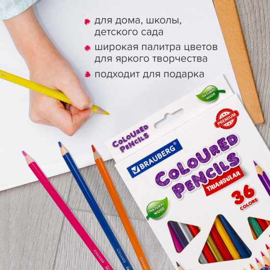 Набор карандашей цветных