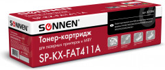 Тонер-картридж для принтера SP-KXFAT411A, цвет черный - Фото 2
