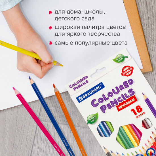 Набор карандашей цветных