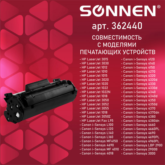 Картридж Sonnen SH/C-Q2612/FX10/703